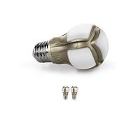 Mirrorstone+ Pack of 2 E27 9W LED Globe Bulb 810 Lumens Eco-Saver, 25,000 Hour Lifespan, 360 Degree Beam Angle, Warm White 3000K Cool White 6000K