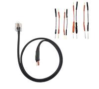 MirrorTap MTX-1010, RJ-11,10" Long Overall Length, Patented, Radar Detector Power Cord with 2 Amp in-Line Fuse, Military Grade Taps, Made in USA