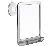 MIRRORVANA Fogless Shower Mirror for Shaving with Razor Holder, Strong Suction and 360° Swivel, Shatterproof and Anti Fog Design, 8-Inch x 7-Inch (Chrome)