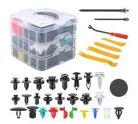 MIRTHBUY 925Pcs Bumper Retainer Clips Car Plastic Rivets Fasteners Push Retainer Kit, Universal Car Panel Clips Body Trim Clips, 26 Sizes Auto Push Pin Rivets, for Toyota Ford GM Honda Chrysler