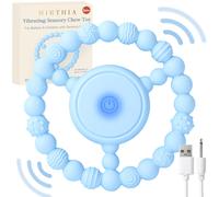 MIRTHIA Vibrating Sensory Chew Toys - Rechargeable Teething Toys for Baby Teether Autism Chew Toys Sensory Chew Toys Special Needs Developmental Toys