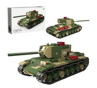 MirthMakers KV-220 Heavy Tank Building Blocks Set - 876PCS Military Tank Bricks Kit, Soviet WWII Tank Model for Adult, Collection Armored Vehicle Toy, Creative Gift for Man, Woman