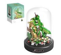 MirthMakers Mantis Insect Building Blocks Set - 400PCS Animal Micro Building Bricks Kit with Display Box, Nature Model Collection, Home Office Decor, STEM Education Toy, for Adult and kid