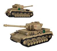 MirthMakers Panzer IV Medium Tank Building Blocks Set - 806PCS German WWII Armored Vehicle Bricks Kit, Collector’s Military Tank Model for History Enthusiasts, Home Decor, Creative Gift for Adult