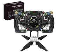MirthMakers Racing Steering Wheel Building Set - 904PCS Mechanical Gaming Sim Racing Cars Driving Wheel Bricks Kit with Moving Parts, Home Office Decor, Collector's Model for Racing Fans
