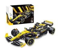 MirthMakers Technik F1 RS20 Racing Car Building Blocs Set - 1650PCS 1:8 Supercar Bricks Kit for Adults, Display Model, Home Office Decor, DIY Engineering Gift for F1 Fans and Boy Man
