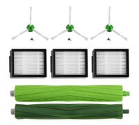 MIRTUX Accessories Pack Compatible with Roomba E5 / i7 Complete Kit for E5 E6 i7 i7+ Side Brushes, Filters, Extractor Rollers.