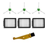 MIRTUX Accessory Kit for Roomba E5/i7. Pack of Side Brushes and Filters iRobot Roomba E5 E6 i7 i7+ Plus ment 3 Brushes and 3 Filters + Cleaner