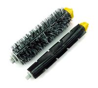 MIRTUX Central Roller Kit Compatible with Roomba 600 and 700 - Pack of Central Brush and Bristle Roller and Rubber - Quality Refills - 605, 620, 670, 770, 780