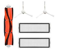 MIRTUX Pack of spare parts compatible with Xiaomi Mijia 1C STYTJ01ZHM MOP and Dreame F9. Replacement Accessory Kit for Xiaomi 1C Vacuum Cleaner Robots, Side and Center Brushes and Filters.
