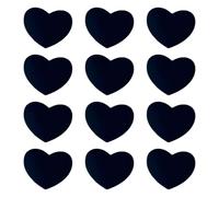 Mirweon 12pcs Silicone Racket Damper Absorber Racquet Dampeners Tennis Vibrations Dampener Heart Shape String Dampener Cute Tennis Accessories