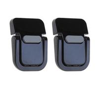 Mirweon 2Pcs Aluminium Self-Adhesive Laptops Stand Invisible Computer Keyboards Stand Bracket For Desk Foldable Laptops Feet