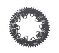 Mirweon 52T/54T/56T/58T/60T Narrow Wide Chainring For Road Folding Bike Aluminium Alloy High Strength 110/130BCD Oval Chainring Folding Bicycles Ovals Disc Chainring