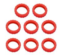 Mirweon 8 Pcs Luggage Wheel Covers Compartment Protections Suitcase Accessories