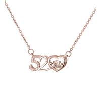 Mirweon Elegant Hollow Pendant Necklace Heart Party Modern Chain Silver Texture For Various Occasion Women Neck Jewelry