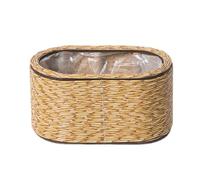 Mirweon Hand Woven Flower Pots Planter For Enhancing Living Space With Natural Lookings Garden Balcony Storage Supply Rattan Planter Basket For Flower Plant