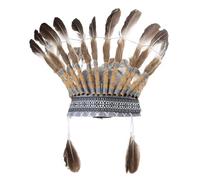 Mirweon Native-American Headband Indian Costume Accessories Ethnic Jewelry Accessories Headdress For Masquerades Native-american Headdress Decors Headdress For Men