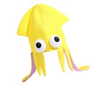 Mirweon Playful Squid Hat With 4 Color Option Soft Breathable Fabric Themed Event Dressing Up Props For Different Ages Soft Fabric Roleplay Hat