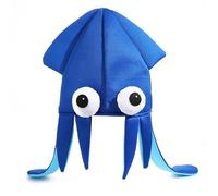 Mirweon Playful Squid Hat With 4 Color Option Soft Breathable Fabric Themed Event Dressing Up Props For Different Ages Soft Fabric Roleplay Hat