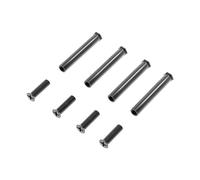Mirweon Set Of 4pcs Metal Screws For 25mm Thickness Computer Fan Flat Head Mount Computer Replacement Screws Nut Fixing