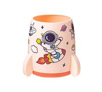 Mirweon Shaped Make Up Brush Pen Holder Pot Office Stationery Storage Organizer School Supplies For Kids Pens For Desk Cute Desktop Stationery Box Desktop Makeup Brush