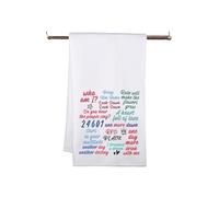 Mis-era-bles The Musical Inspired Gift Mis-era-bles Broadway Musical Kitchen Towel Theater Musical Fans (Les-M-is Towel)