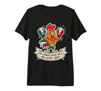Mis Guantes Dicen Hola Mis Golpes Adiós Mexican Boxing Premium T-Shirt