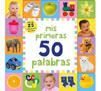 Mis primeras 50 palabras (Pequeñas manitas): Más de 25 solapas para descubrir