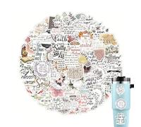Misaakoeq Bible Verse Stickers,Decorative Decals for Skateboard | Inspiring Christian Stickers for Water Bottles, Laptops, Phone Cases, Set of 100 Scrapbooks Decals