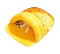 Misaakoeq Cat Cave Bed - Foldable Slipper-shaped Kitten Cave Bed - Semi-closed Cat Warm Pet House Foldable House Tent Winter Warm Sleep for Cats Dogs Bunny