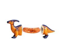 Misaakoeq Dinosaur Corn on the Cob Holders | Heat-Resistant Dinosaur Design Hot Dogs Tool | Corn Holders | for Party Barbecue Picnic Camping Outdoor Kitchen