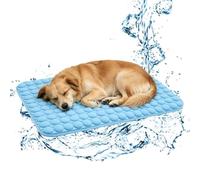 Misaakoeq Extra Large Dog Cooling Mat, Ice Silk Self Cooling Pad For Large Dogs And Cats, Washable Non Slip Waterproof Foldable Pet Cooler Mat