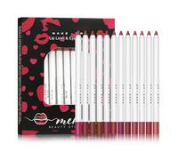 Misaakoeq Lipliners Pencil, 12 Colors Matte Lip Liner Pencil, Natural Matte Lip Makeup Pencils Nude Waterproof Lip Gloss for Girls Women