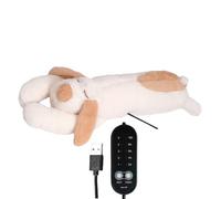 Misaakoeq Period Stuffed Animal Heating Pad, Heatable Puppy Plush Toys, USB Electric Stuffed Animal with Automatic Shut-Off Adjustable Temperature Heating Pad for Shoulder Neck Back Belly Comfort