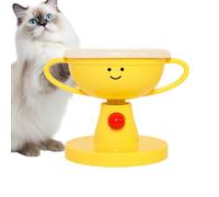 Misaakoeq Raised Cat Food Bowls - 5-level Non-slip Adjustable Height Pet Travel Dishes | Elevated Cat Feeding Station - for Family Friends Camping Home Outdoor Indoor Yard Puppy Standing