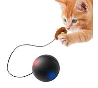 Misaakoeq Rolling Cat Toy | Rechargeable Smart Moving Teaser,Electric Rolling Ball Cat Toy,for Enrichment Chasing Play Exercise Boredom Indoor Outdoor Dog Puppy Kitten Pet