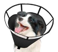 Misaakoeq Small Dog Cone - Adjustable Protective Shield | Breathable Puppy Cone,for Cat Puppy Care Health Management Wound Protection Neck Care
