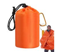 Misaakoeq Survival Gear Sack Blanket,Waterproof Sleeping Bag Cover | Heavy Duty Insulated Blanket Compact Sacks for Hiking Camping Wilderness Adventure Home Car Sleep