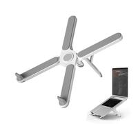 Misaakoeq Tablet Stand Holder, Table Monitor Stand, Foldable Adjustable Portable Mount for Drawing Home Desk Dorm Travel School Work