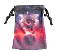 Misaakoeq Tarot Card Pouch - Small Drawstring Tarot Card Holder Bags,Small Oracle Deck Bag Jewelry Pouch, Fate Divination Supplies for Oracle Decks, Runes, Dice