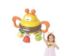 Misaakoeq Teething Ball Toy - Educational Activities Teething Relief with Cute Shape | Busy Ball Learning Developmental Toys, Sensory Calm Down Toys for Training