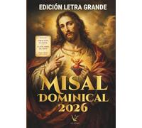 Misal Dominical 2026 | Edición Letra Grande: Incluye: Oración guiada con la Palabra de Dios (Lectio Divina paso a paso)