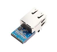 Misamo -K7 Industrial Super Port TTL UART to Ethernet Module Modbus RTU to LAN Port TTL UART Ethernet Module 1 PCS Silver&Blue&Black Ethernet Module