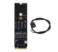 Misamo WLAN Card Adatper M.2 Key E to M.2 Key M Adapter Wifi Bluetooth Adapter Adapter for AX200 9260AC