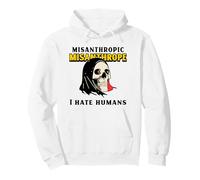 Misanthropic Misanthrope - I Hate Humans (Graphic) Pullover Hoodie