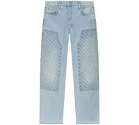 MISBHV monogram-pattern jeans - Blue 25-26