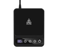 Misby Coffee Warmer, Mug Warmer for Desk with 6 Temp Settings, 12H Timer, Auto Shut Off Coffee Cup Warmer,Smart Coffee Gifts Coffee Warmer Plate Keeps Hot, Fresh for Coffee, Tea, Milk, Beverage,Black