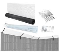 Misc Home Cat Proof Fence Anti-Climb Barrier - Secure Outdoor Catio Enclosure Kit, Weatherproof Garden Mesh Fencing for Cat Safety & Protection (35 Meter Kit)
