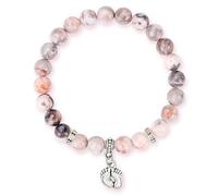 Miscarriage Bracelet Gifts for Mom Mother Loss Baby Infant Pregnancy, Encouragement Present, Memorial Gifts to Show Love, Sympathy, Bereavement, Friendship, 8mm Crystal Beaded Stretch Bracelets, 7