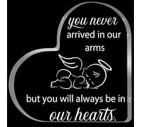 Miscarriage Gifts for Mothers Bereavement Remembrance Miscarriage Acrylic Keepsake for Loss of Infant Baby Grief Sympathy Memorial Table Decorations